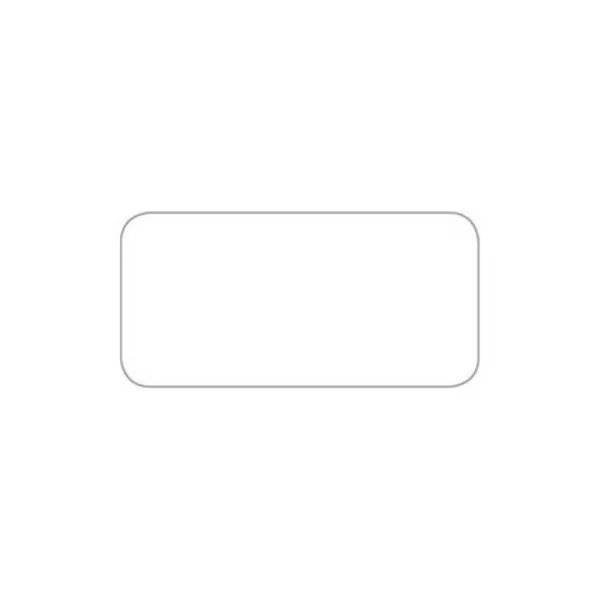 File Right Color-Code Blank Labels, 500 Per Roll: White Pk, Asp, Mfr#: 384-White